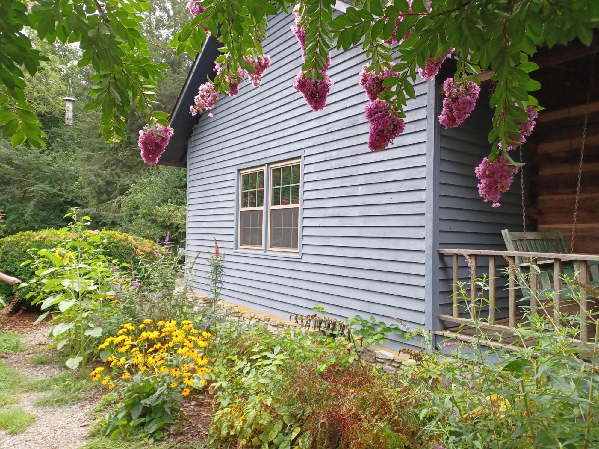 Restored1850S Log Cabin, With Gazebo And Gardens! 1 Mile To Downtown Weaverville Eksteriør bilde